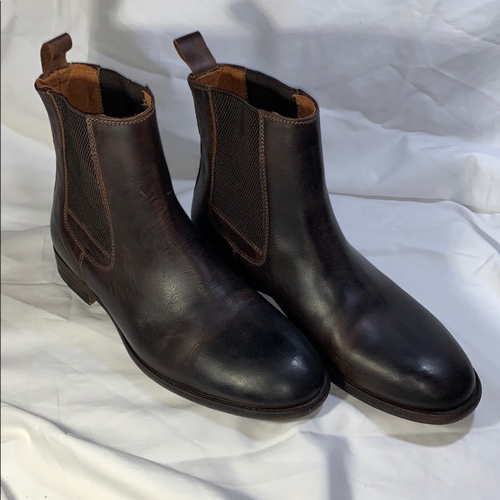 COPY - Brown Leather Chelsea Boots